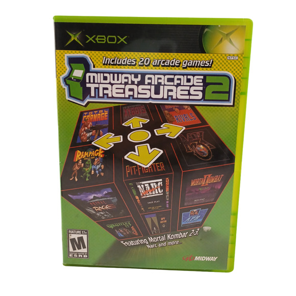 Midway Arcade Treasures 1,2 & 3 Microsoft Xbox Retro Classic GameCube Collection - Picture 2 of 16